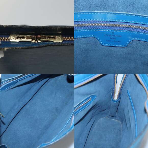 LOUIS VUITTON Epi Lussac Shoulder Bag Blue M52285 - Picture 11 of 12